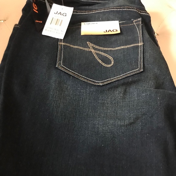 NEW JAG Dark Indigo Stretch Skinny Ankle Jeans Size 16 - Picture 6 of 6